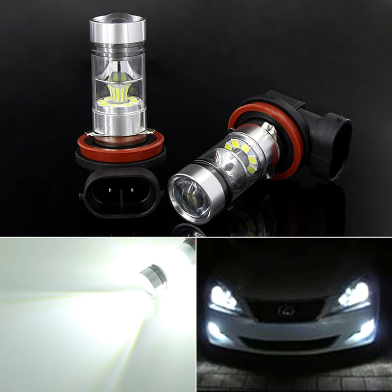 9006 Fog Light For Lexus LS460 2007-2012 LED 6000K White HB4 Foglight Bulbs Kit