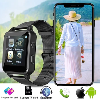 

Bluetooth Smart Watch Women Wen Phone Watch Support SIM TF Card Watch Touch Screen Smart Watch With Camera WhatsApp phone call