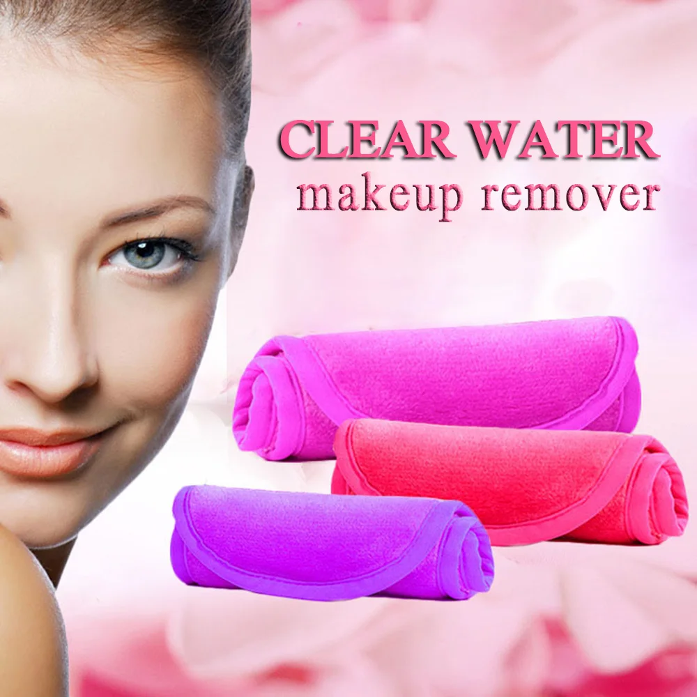 New Microfiber Makeup Remover Towel Reusable Magic Makeup Remover Wipes No Need Facial Cleansing Oil Skin Care Make Up Tool