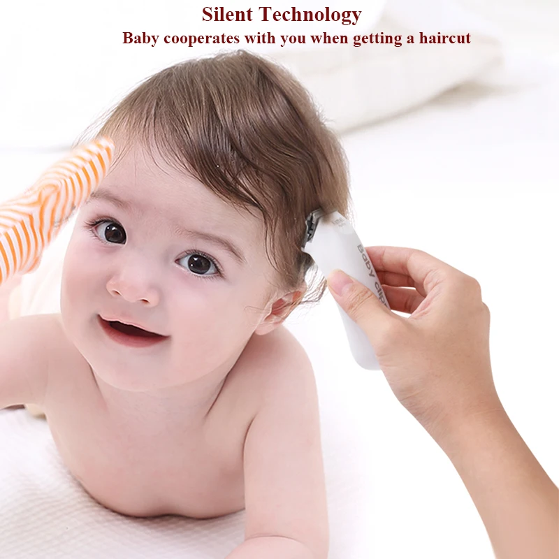 Kemei KM-1319 Baby Hair Clipper Professional USB Hair Trimmer Rechargeable Haircut Machine with 3pcs Limit Combs 4