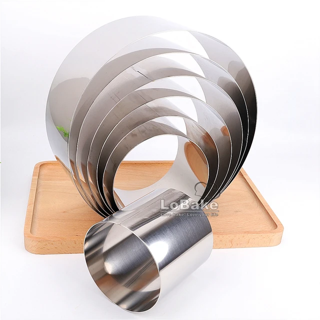 5/6/8/10CM Cake Ring Mold Round Shape Stainless Steel Reusable DIY Baking  Tool Mousse Circle Kitchen Gadget Pastry Accessories - AliExpress