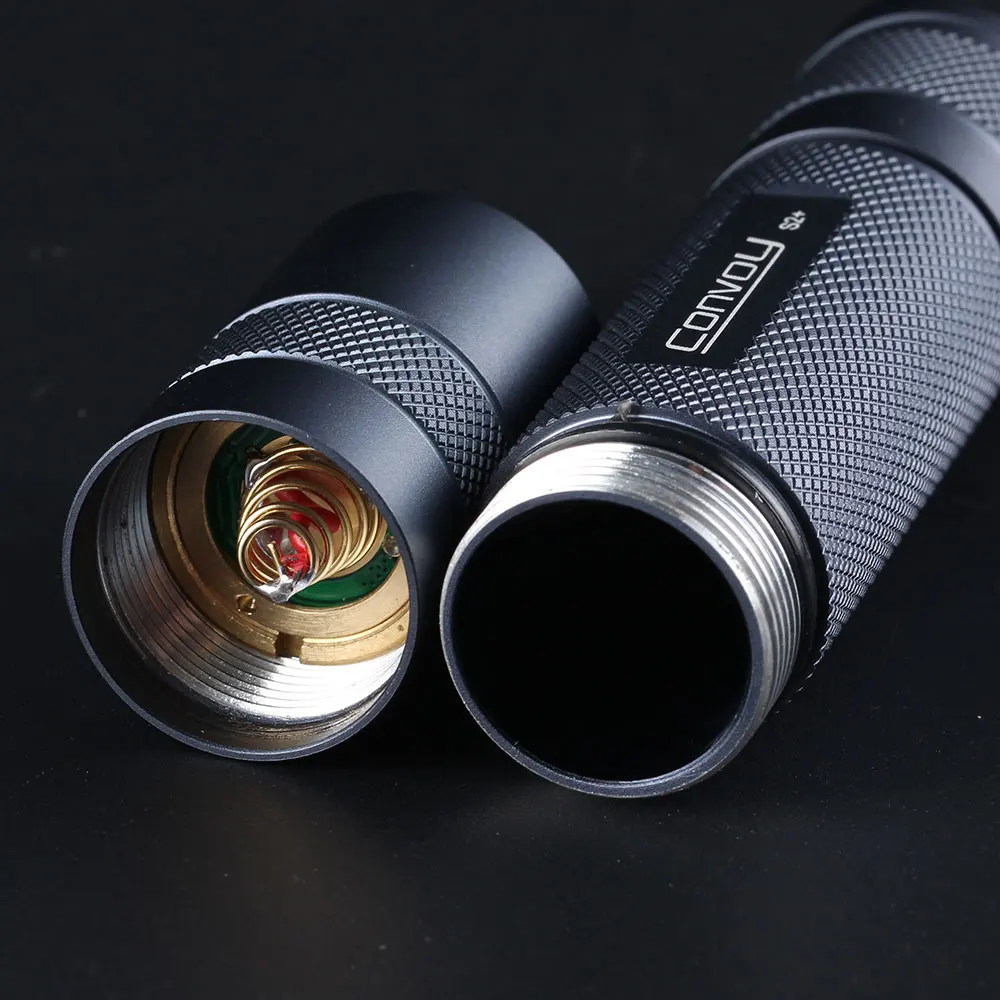 Convoy S2+ SST40 1800lm 6500K Temperature Protection 18650 Flashlight for Camping Torch Hunting Lantern LED Lamp Portable