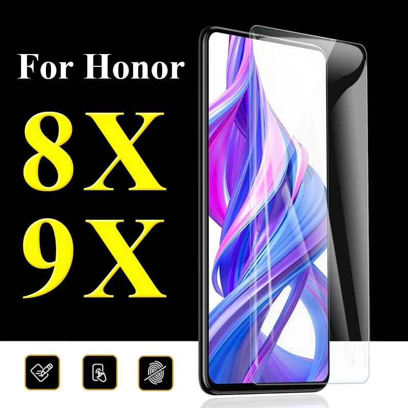 Закаленное стекло на Honor 9X протектор экрана для Huawei Honor 8X X9 X8 Защитная Броня Huawey 8 9 X лист Huavei заставка экрана