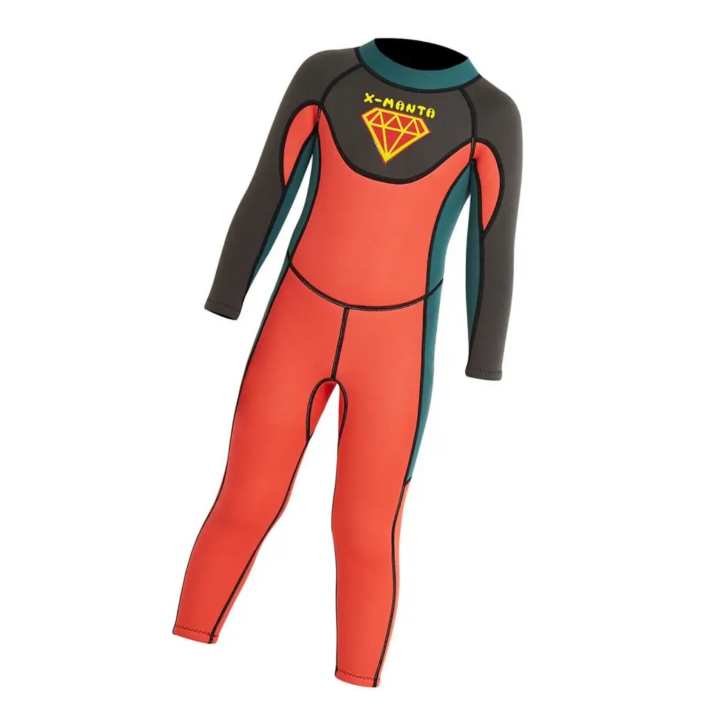 Kids Wetsuit Youth Full Diving Suit Thermal Swimsuit 2.5 mm Neoprene Suit Boys and Girls - Select Sizes