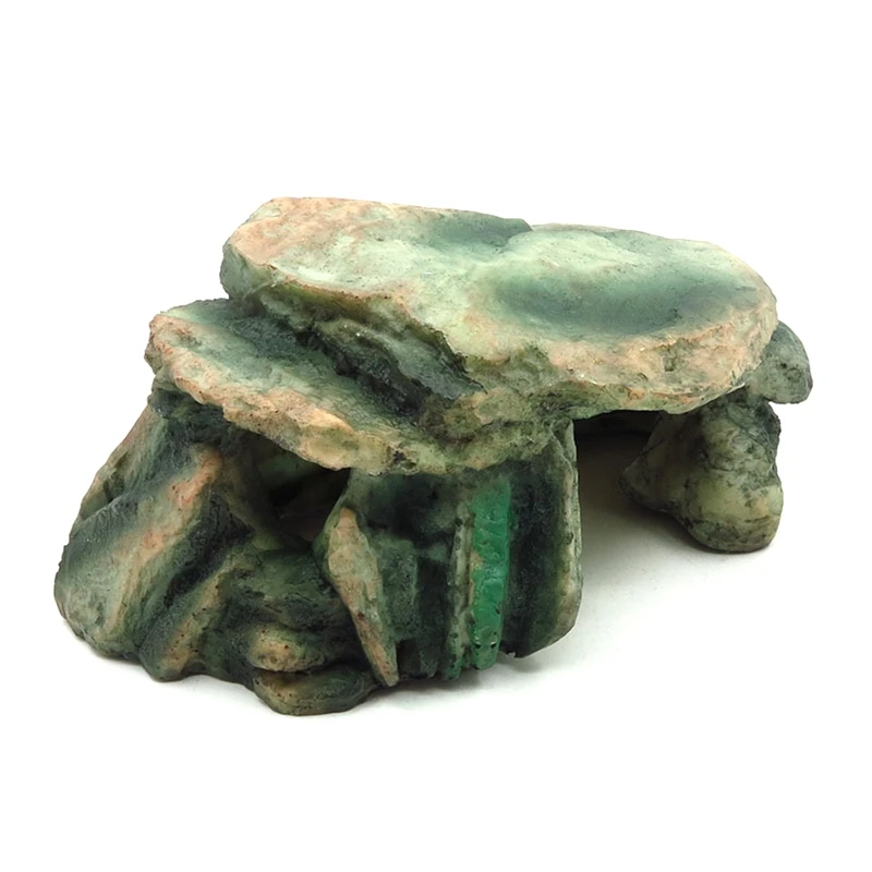 

Turtle Hiding Cave Resin Aquarium Fish Tank Landscape Reptile Hide Habitat Decor