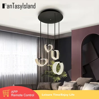 

Nordic simple LED Pendant Lights Modern Living Room Bedroom Hanglamp Acrylic Pendant Lamp Interior home Decor Luminaire