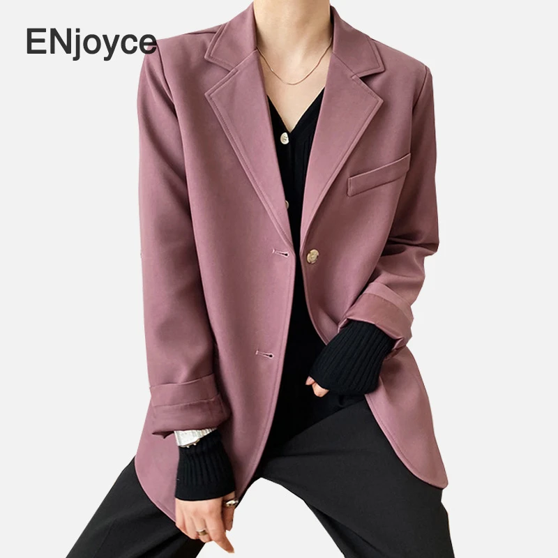 Blazer de manga larga para Chaqueta de traje elegante y moderna de oficina, coreano, Vintage, primavera y otoño|Chaquetas| - AliExpress