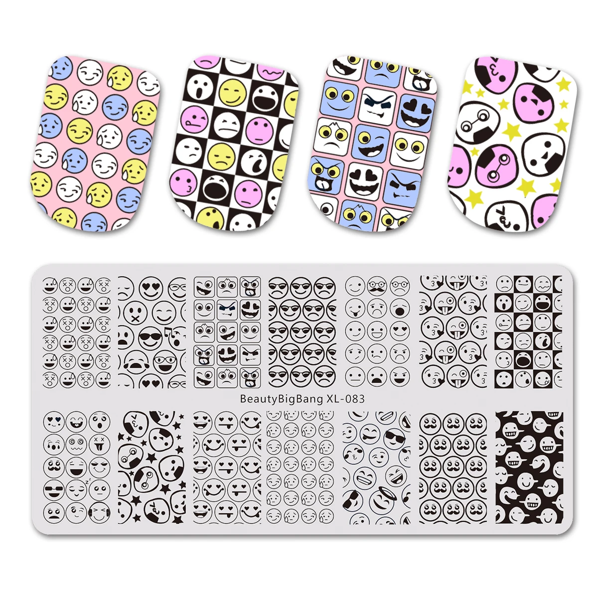 BEAUTYBIGBANG 6*12 см штамповки ногтей пластины шаблон для ногтей Цветочный рисунок животных штампы для ногтей художественный штамп шаблон изображения - Цвет: 83