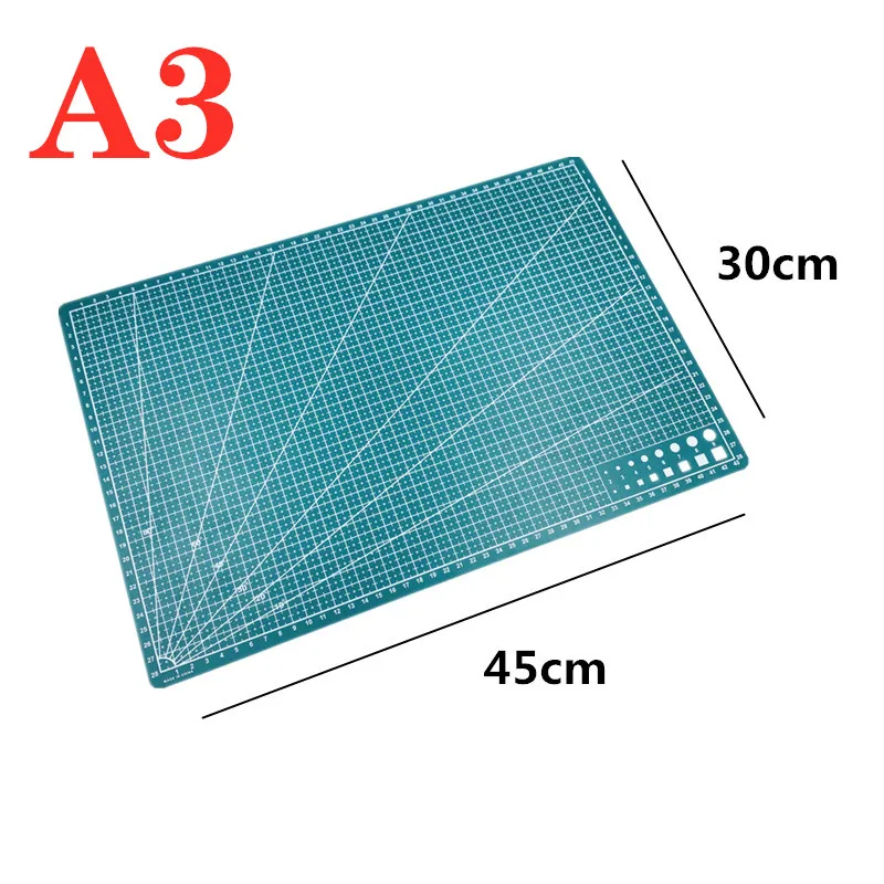 A3 A4 5 PVC Cutting Mat Workbench Patchwork Cut Pad Sewing Manual DIY Knife Engraving Leather Cutting Board Single Side Underlay