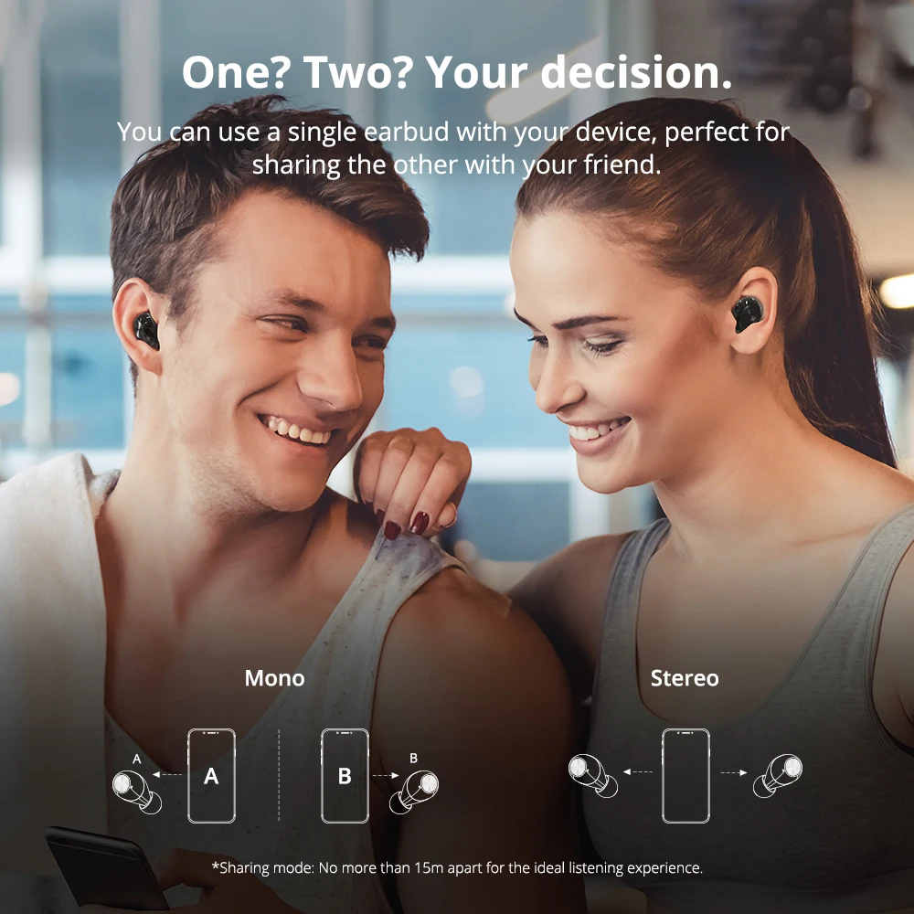 Tronsmart Spunky Beat TWS Bluetooth Earphone QualcommChip Tech APTX Wireless Earbuds with CVC 8 0 Voice Assistant 24H Playtime