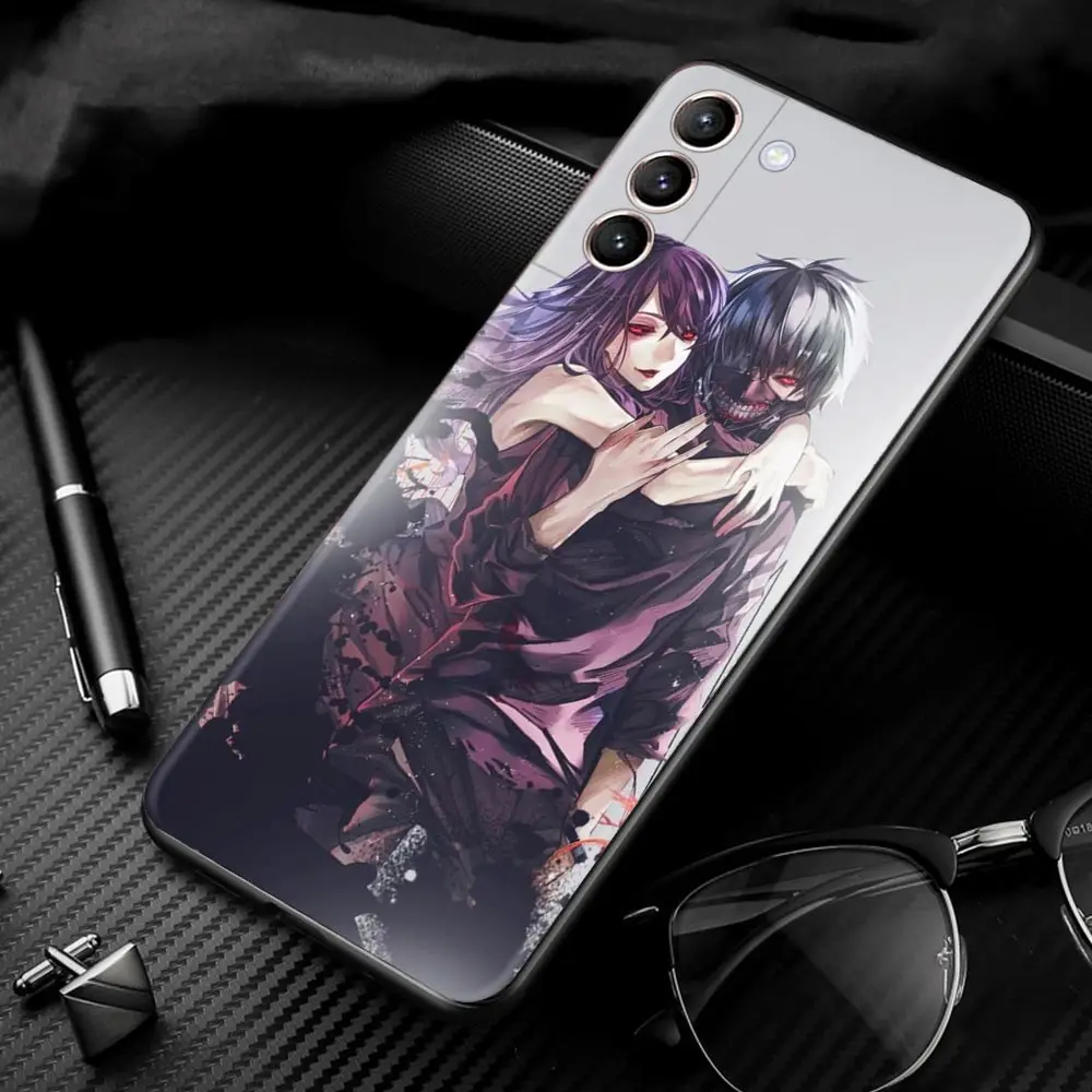 Smartphone Case For Samsung Galaxy S20 FE S21 Ultra S9 S10 Plus Lite S10e Back Cover Funda Bag Anime Manga tokyo ghouls