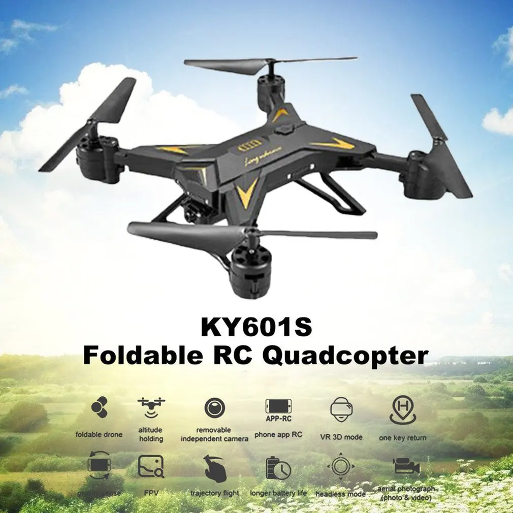 KY601S складной RC FPV, вертолет-Дрон с 4K HD камерой длинный Полет Высота удержания один ключ возврата RC самолет