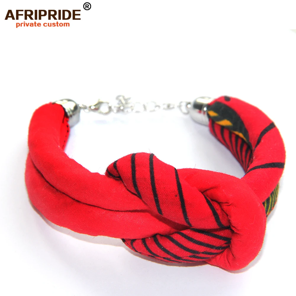Женские браслеты Африканские Восковые тканевые с принтом Анкара ювелирные изделия Handmde аксессуары подарок для женщин девочек AFRIPRIDE A1928004