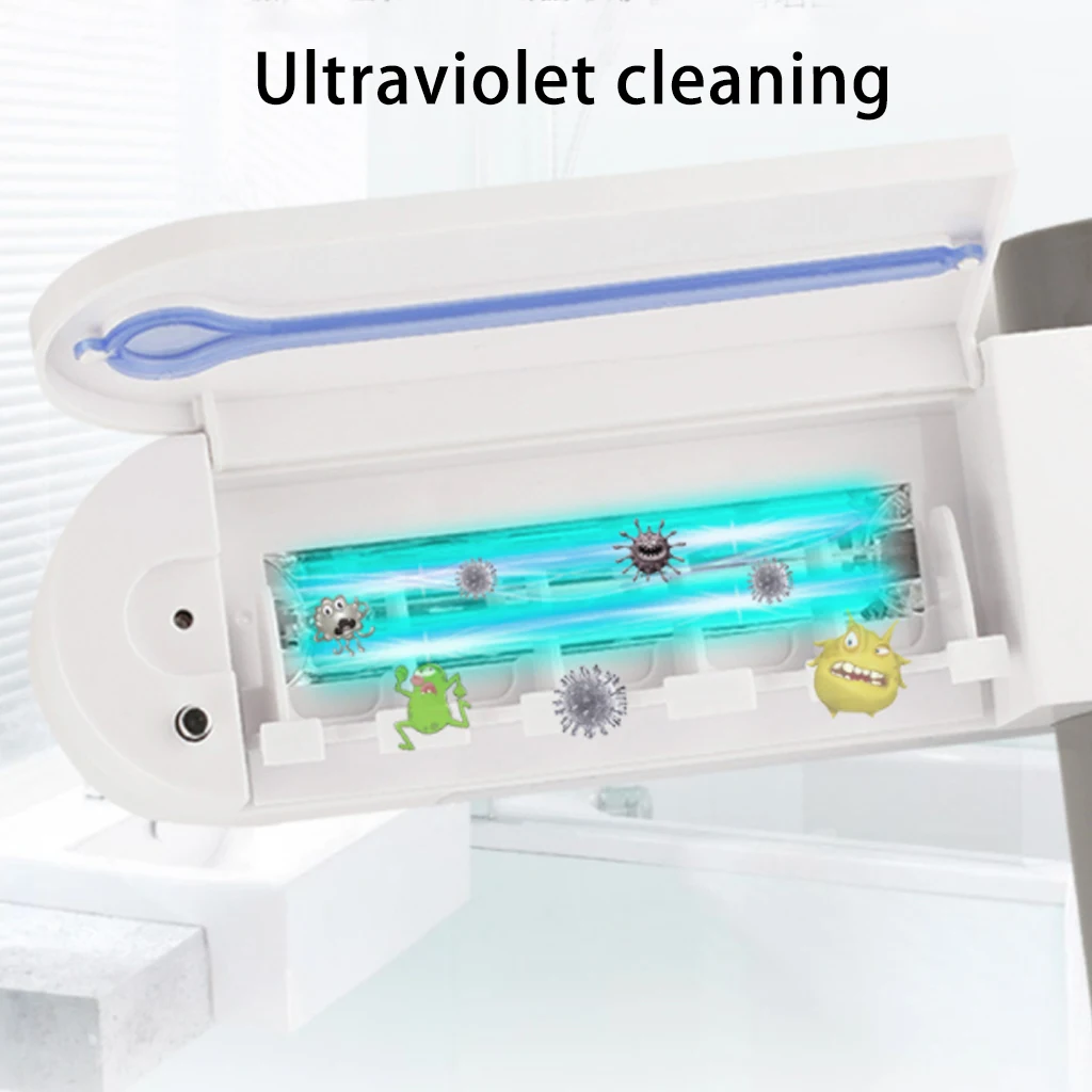 2 в 1 UV spazzolino da denti держатель UV sterilizzatore UV automatico spazzolino titolare dentifricio диспенсер