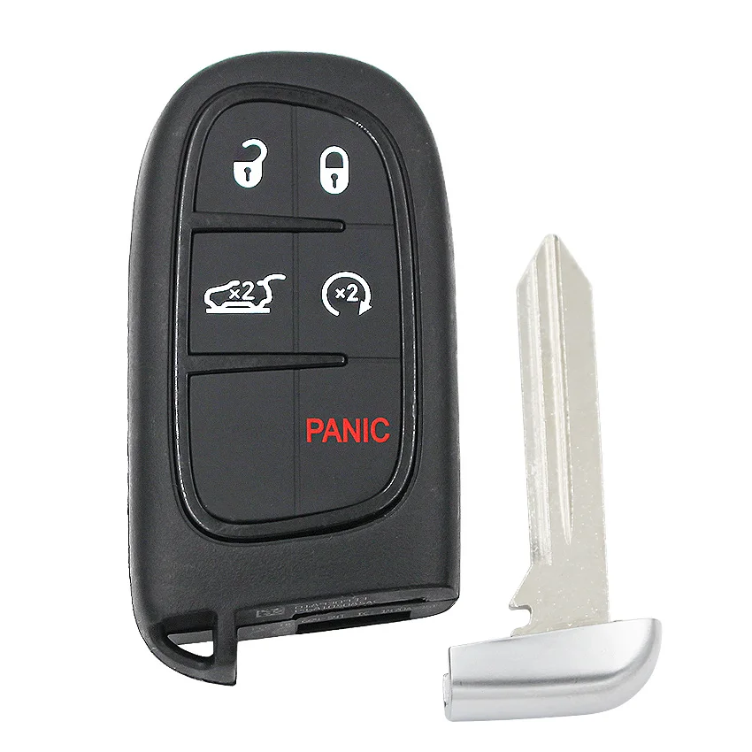 5 кнопок умный дистанционный брелок для Jeep Cherokee ram 433MHz 7953M 4A чип FCC: GQ4-54T