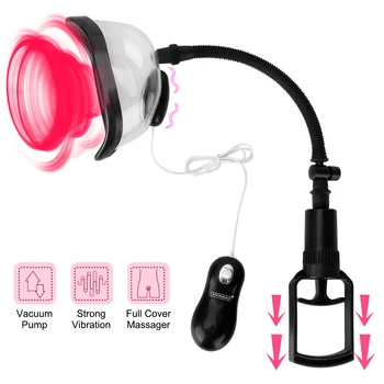 IKOKY Bullet Vibrator Vagina Pussy Pump Clitoris Stimulator Breast Massage Nipple Sucker Manual Vacuum  Sex Toys For Women 5