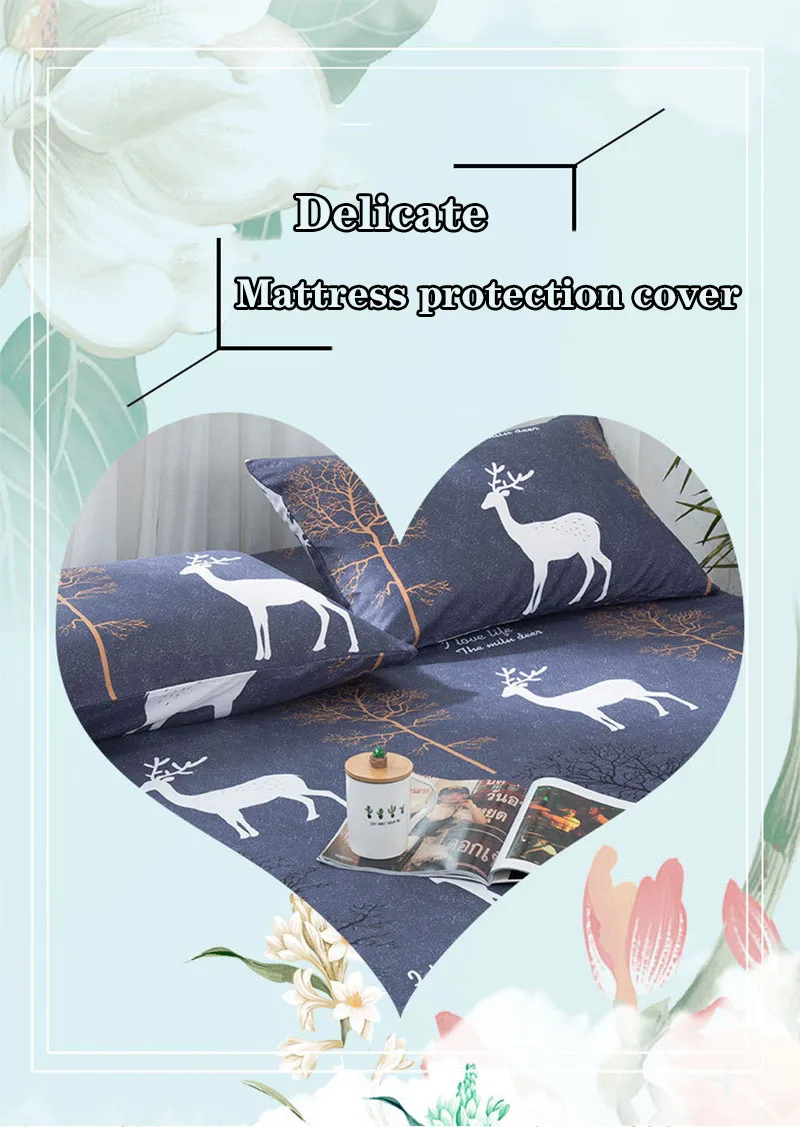 Защитный чехол для матраса, предотвращающий аллергию, антибактериальный, удобный и дышащий, для мебели отеля, чехол для матраса