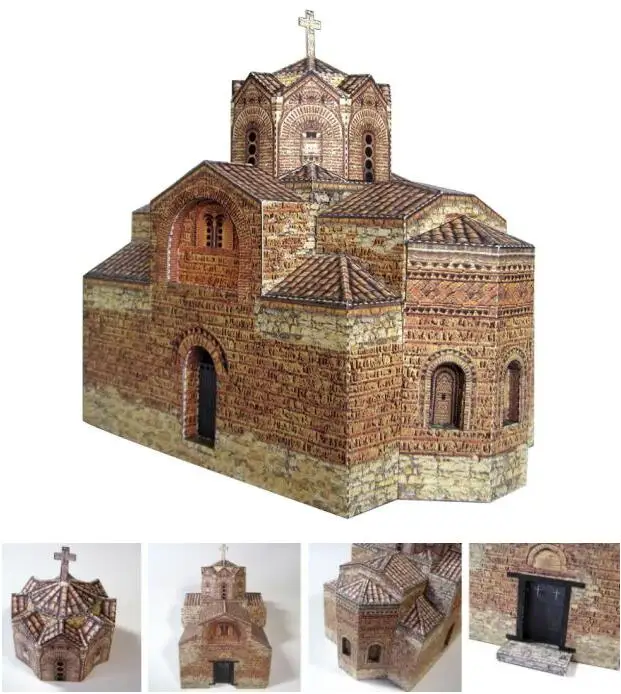 3D пазл из бумаги модель для строительства игрушка St. John Sveti Jovan церковный Собор