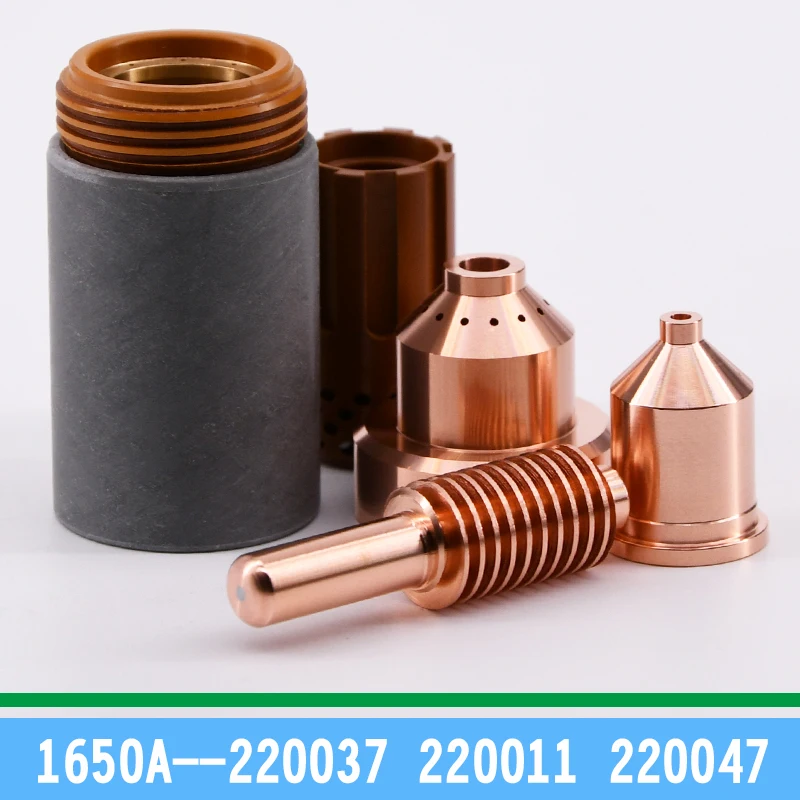 1650 плазменной резки 100A токопроводящий мундштук 220037 электрод 220011 сопло 220047