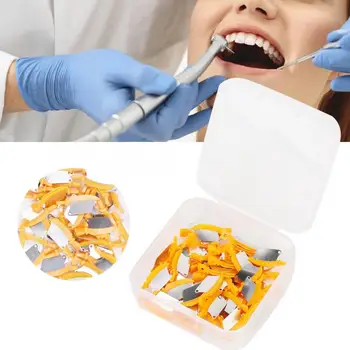 

50pcs/Box Dental Alloy Fixing Tooth Wedges Knife Orthodontic Oral Care Tool Accessories Teeth Wedges Dental Material