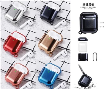 

Cross pattern Earphone Case for iPhone Wireless Bluetooth Headphone Air Pods Pouch Protective For AirPod Clip soft tpu Cover