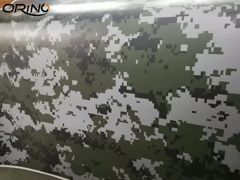 Green Digital Car Wrap Sticker Foil-4