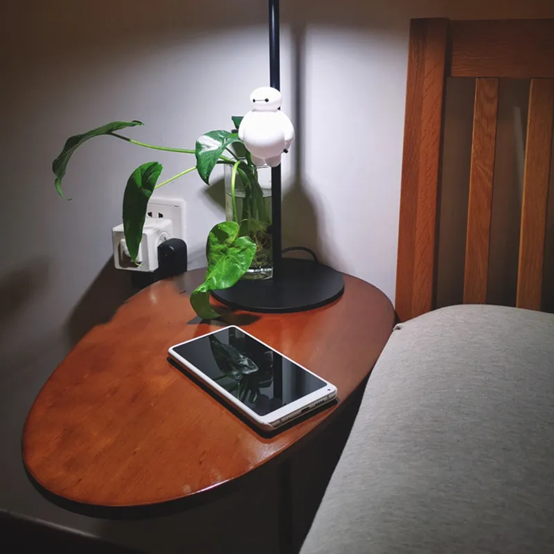  Nordic Wood Coffee Table Desk Bedroom Bed Side Tables Iron Art Living Room Kitchen Mini Sofa Table 
