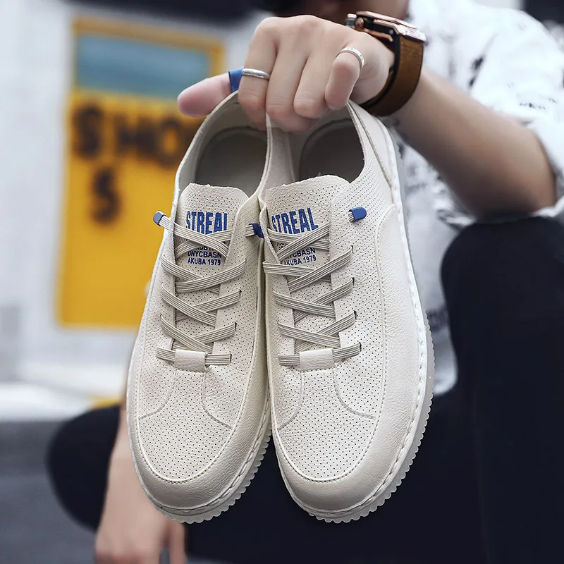 

Wholesale Reverent Shoe Male Summer Ventilation Elastic Network Red All-match Shoes Basics Trend Leisure Time Male Shoe Young