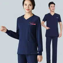 Best Offers Men's and women's operating clothes hand-washing clothes nurse's clothes beauty parlor oral doctor's work clothes suit Best Offers Men's and women's operating clothes hand-washing clothes nurse's clothes beauty parlor oral doctor's work clothes suit