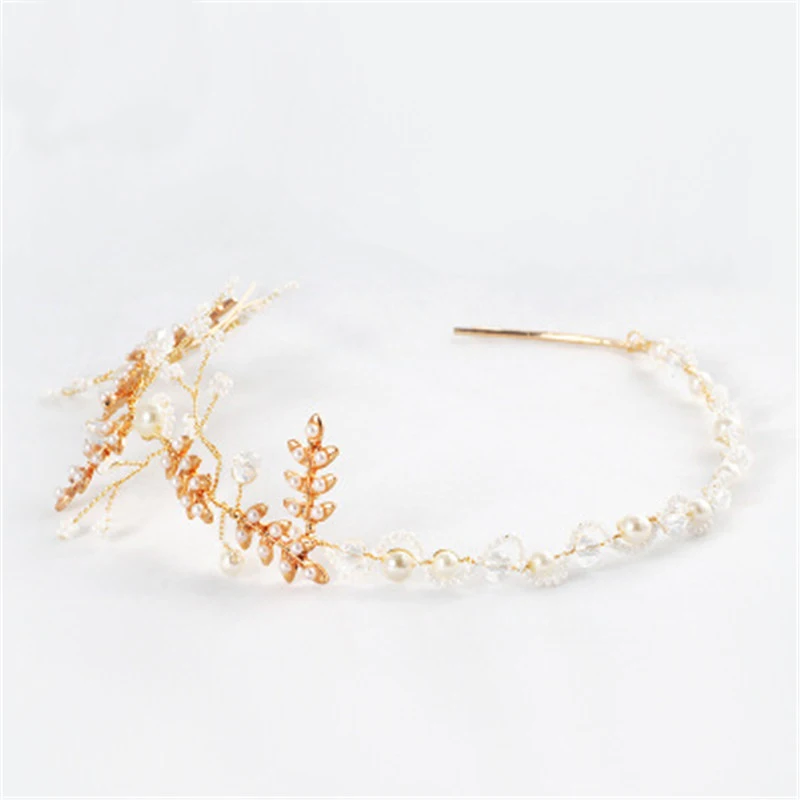 Fashion Bridal Hairband Wedding Headpiece For Bride Handmade Party Jewelry Accessories Headdress Beauty Women Headhoop Haircombs