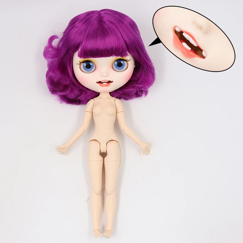 ICY factory шарнирная кукла blyth toy joint body белая кожа пользовательская кукла матовое лицо 30 см - Цвет: Q
