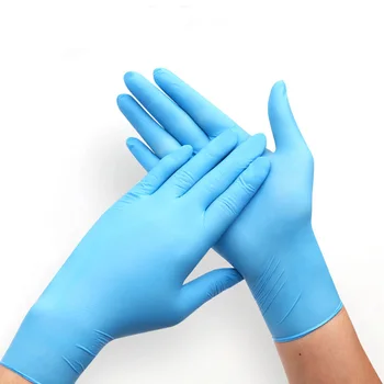

100pcs disposable latex rubber gloves household cleaning experiment catering gloves universal left and right hand
