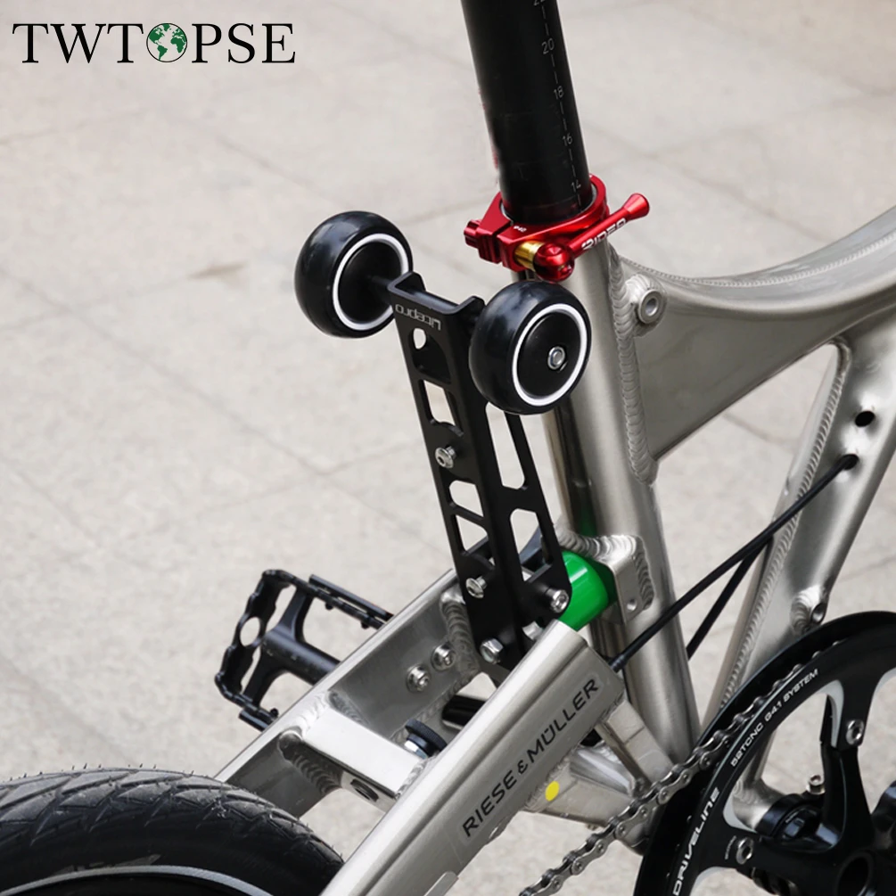 Twtopse Bike Rack Easywheel Voor Birdy 2 3 Klassieke Rijn Vouwfiets Fiets  Pack Rack Gemakkelijk Wiel Houder Aluminium 238G|Bicycle Wheel| - AliExpress