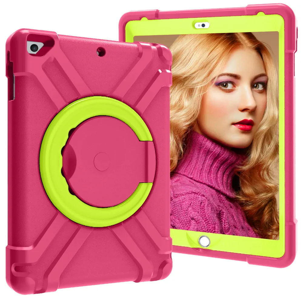 Для iPad 9,7 A1822 A1823 A1893 A1954 чехол вращающаяся стойка EVA ПК чехол для iPad Air 1/Air 2/Pro 9,7 противоударный Дети чехол
