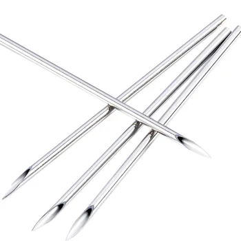 

100Pcs 14G Disposable Sterile Body Piercing Needles Medical Tattoo Piercing Needles for Navel Nipple Ear Nose Lip Fit Tattoo Mac