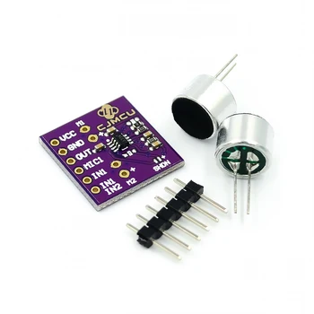 

10PCS MAX9813H Microphone Module Microphone Amplifier Amplifier Module Double Input Fixed Gain Integrated Bias CJMCU-9813