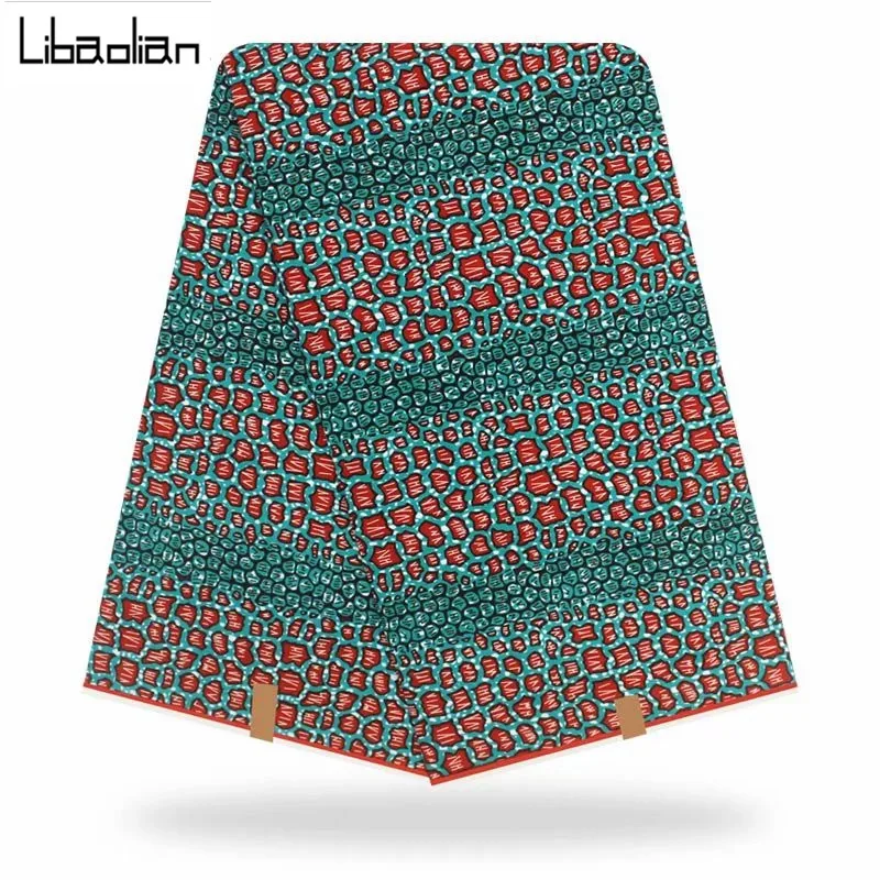 Настоящий голландский воск африканская ткань Высокое качество Африканский принт восковая ткань Новинка хлопок Оригинальная Ткань Анкара F911-28