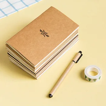 

ACEHE Standard Kraft Paper Notebook Diary Journal Traveler Notepad Planner Business Study School Office Stationery Supplies