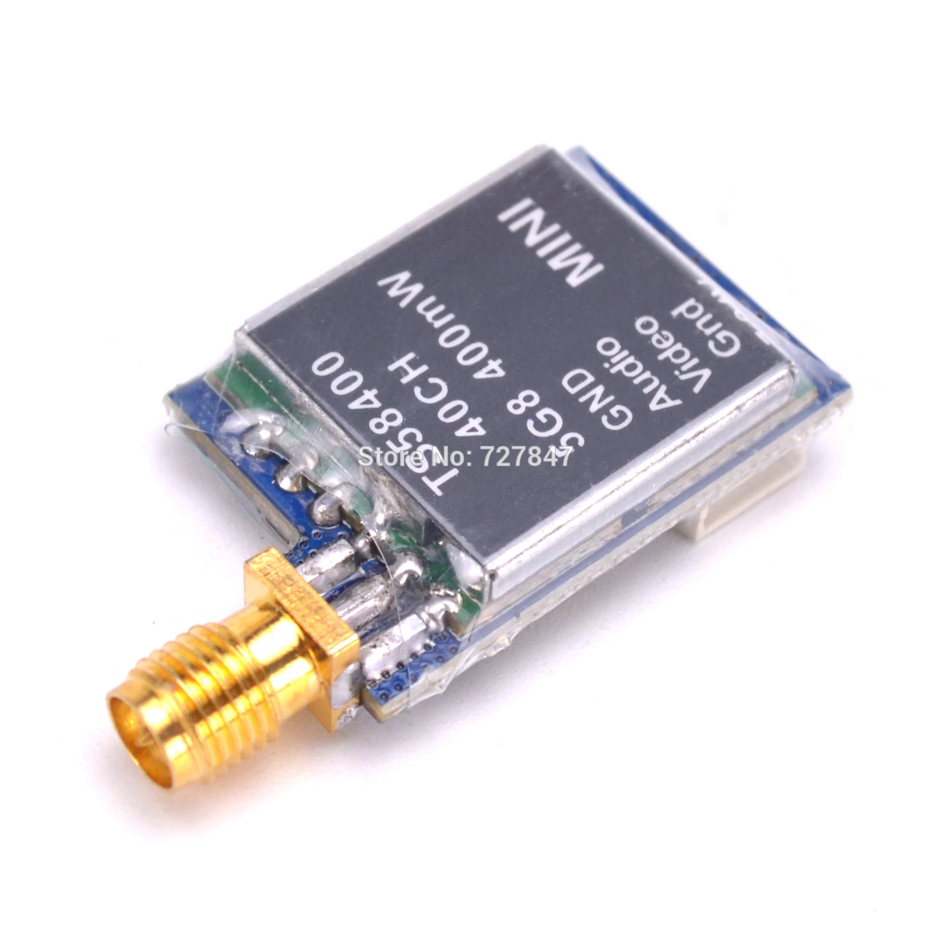

High Quality TS58400 Wireless Mini Emitter 5.8G 400mW 40CH AV Transmitter Module Image Transmission