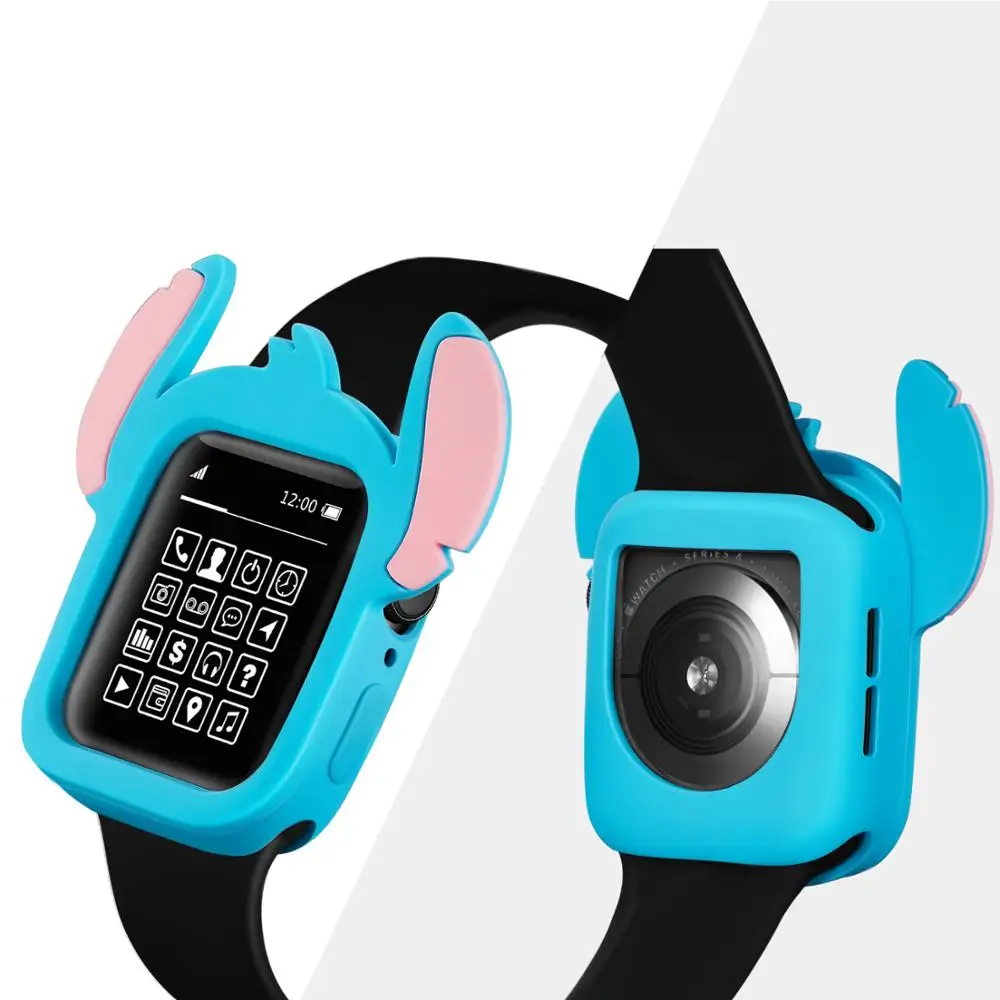Чехол Serilabee Stitch для apple watch 4, 5, 40 мм, 44 мм, милый защитный тпу чехол s для iwatch series 4, 5