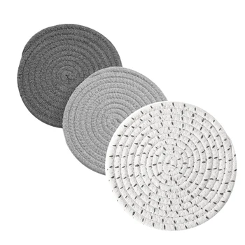 

Kitchen Potholders, Large and Small Kitchen Insulation Placemats, Each Set of 3 Thermo Coasters, Insulation