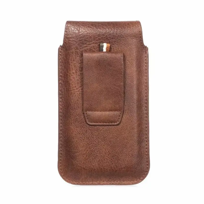 

Vintage PU Leather Waist Bag Belt Loop Holster Phone Pouch Wallet Case 5.5-6.5in L9BE