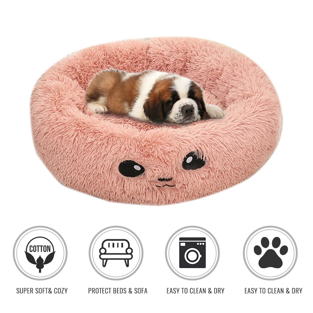 

Deep Dog Bed Sleep House Kennel Dog Cat Bed House Pet Mat Round Nest Cat Beds Mattress For Small Medium Large Dogs