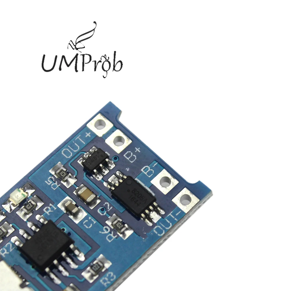 5V 1A Micro USB 18650 Lithium Battery Charging Board Charger Module with Protection Dual Functions - TP4056 image 2