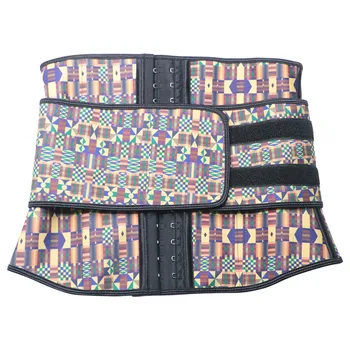 

Women's Postpartum Slimming Waist Trainer High Waist Modeling Straps Tummy Control Fat Compression Belt 9 Steel Boned Girdles