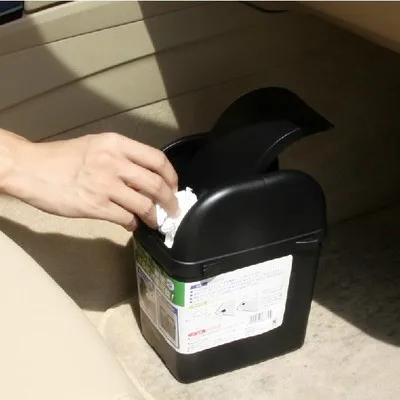 

car interiors Car waste container Trash Waste bin garbage can