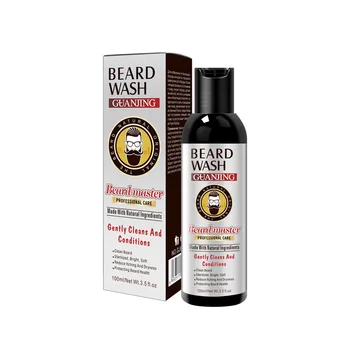 

Men Beard Shampoo Balm Beard Deep Moisturizing Nourishing Growth Cream Cleaning Daily Care for Men Beards Care Tools