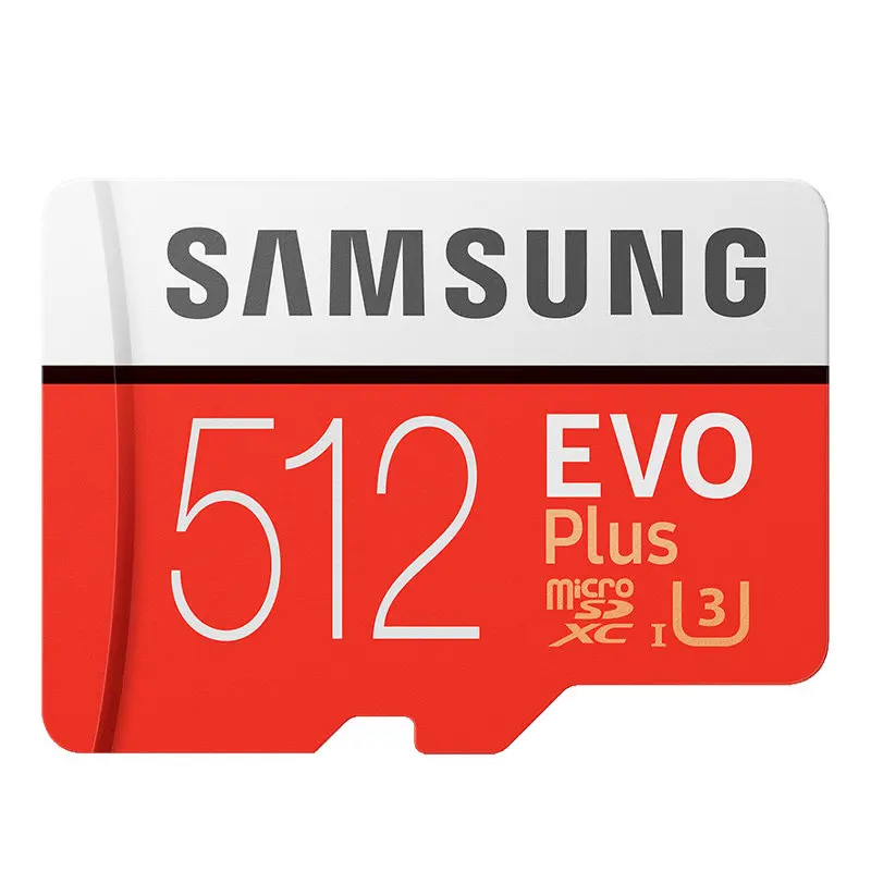 Карта памяти Samsung EVO PLUS 512GB 256GB 128GB 64GB 4K microsd microSDXC C10 32GB microSDHC класс 10 UHS-1 TF карты Транс - Емкость: 512GB U3