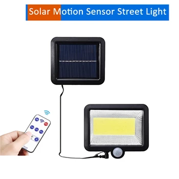 

100 LED solar Outdoor Light Waterproof PIR Motion Sensor Emergency Security Light Powered Wall Lamp For Yard Garden Street seper