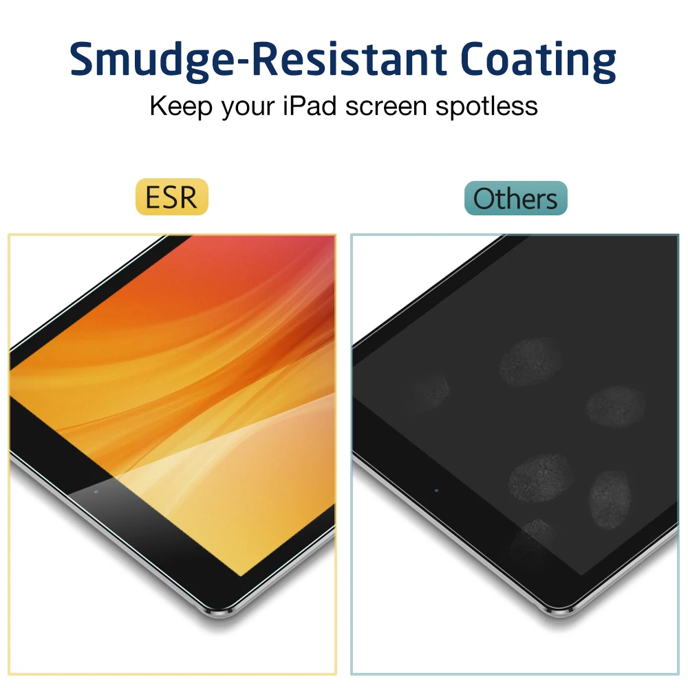 Защитная пленка для экрана iPad 9 7 2018 ESR Free Applicator 9H из закаленного стекла 2017 Pro дюйма